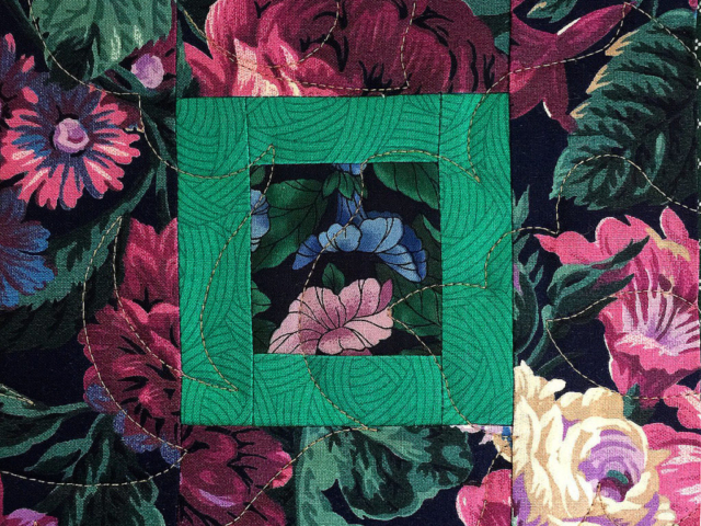 Janet's Floral Quilt - Rebecca's Rose pattern